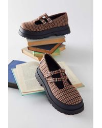 Urban Outfitters Uo Tonia Studded Double-strap Treaded Mary Jane in