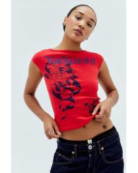 Ed Hardy - Rose Snake Baby T-shirt - Lyst