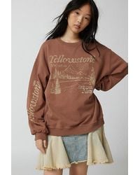 Urban Outfitters - Yellowstone Embroidered Graphic Sweatshirt - Lyst