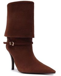 SCHUTZ SHOES - Rudy Foldover Buckle Boot - Lyst