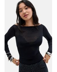 Urban Outfitters - Uo Frankie Long Sleeve Top - Lyst