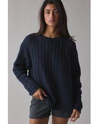 Vintage & ReMADE by UO - Vintage By Uo Cable Knit Sweater - Lyst