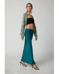 Urban Outfitters - Uo Winona Crinkle Satin Maxi Skirt - Lyst