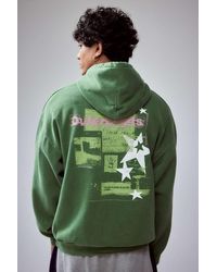 Urban Outfitters - Uo Green Outer Limits Hoodie - Lyst