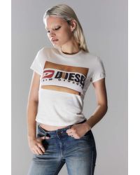 DIESEL - T-uncutie-long-n17 T-shirt - Lyst