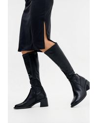 Vagabond Shoemakers - Vagabond Black Vega Leather Knee-high Boots - Lyst