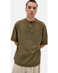 Oakley - Deep Olive Echo Tee Medium At Urban Outfitters - Lyst