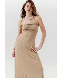 Urban Renewal - Remnants Ruched Slinky Jersey Dress - Lyst