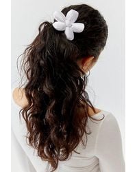 Urban Outfitters - Puffy Floral Hair Clip - Lyst