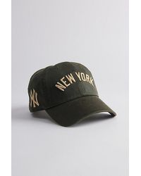 Mitchell & Ness - Mlb New York Yankees Faux Leather Dad Hat - Lyst