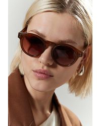 Urban Outfitters - Uo Essential Round Sunglasses - Lyst