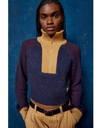 BDG - Connor Colorblock Half-Zip Sweater - Lyst
