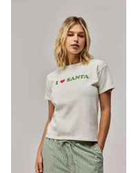 Urban Outfitters - Uo I Love Santa Relaxed T-shirt - Lyst