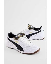 PUMA - White & Black King Indoor Trainers - Lyst