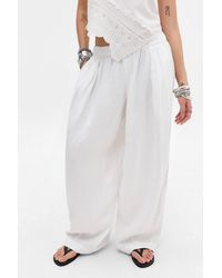 BDG - Bobbi Baggy Linen Cocoon Trousers - Lyst