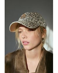 '47 - Mlb Los Angeles Dodgers Lisa Animal Print Clean Up Baseball Hat - Lyst