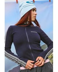 iets frans... - Navy Trip Stripe Track Top - Lyst