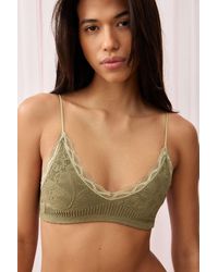 Out From Under - Seamless Stretch Lace Bralette - Lyst