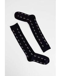 Out From Under - Floral Knee High Socks - Lyst