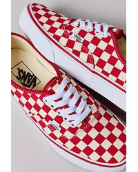 Vans - Authentic Checkerboard Sneakers - Lyst