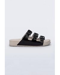 Melissa - Cozy Stripes Jelly Slide Sandals - Lyst