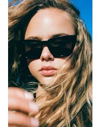 muir plastic rectangle sunglasses