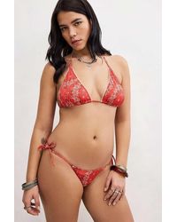 Out From Under - Billy Bandana Tied Bikini Bottoms - Lyst