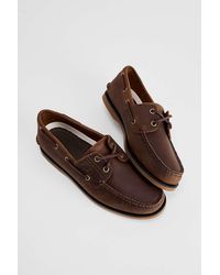 Timberland - Medium Brown Full Grain Boat Shoes - Lyst