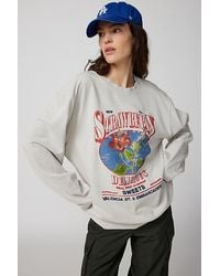 Urban Outfitters - Strawberry Pullover Sweatshirt - Lyst