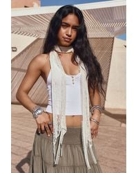 Urban Outfitters - Uo Lace Tassle Skinny Scarf - Lyst