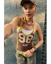 Urban Outfitters - Uo Chocolate 98 Tie Neck Halter Top - Lyst