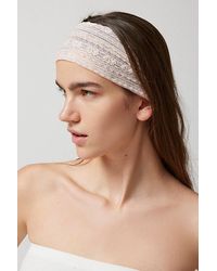 Out From Under - Pointelle Lace Soft Headband - Lyst