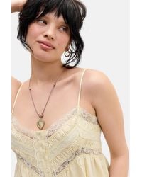 Silence + Noise - Silence + Noise Heart Rope Pendant Necklace - Lyst