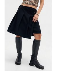 Urban Outfitters - Uo Mali Wrap Asymmetric Kilt Midi Skirt - Lyst