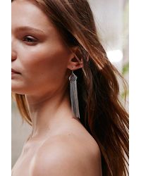 Urban Outfitters - Shell Fringe Drop Earring - Lyst