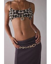 Urban Outfitters - Geo Oval Metal Chain Belt - Lyst