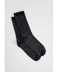 Urban Outfitters - Uo Black Grunge Stripe Socks - Lyst