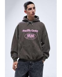 Urban Outfitters - Uo Washed Brown Pacific Coast Hoodie - Lyst
