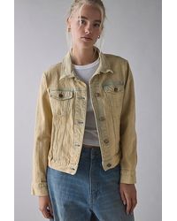 Vintage & ReMADE by UO - Remade By Uo Overdyed Fitted Denim Jacket - Lyst