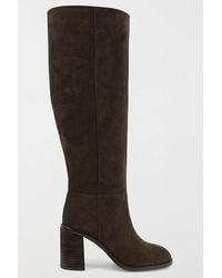 MIA - Mia Landen Suede Block Heel Knee High Boot - Lyst