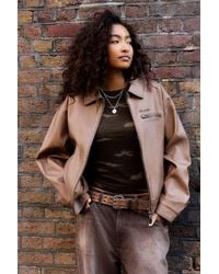 BDG - Luca Shrunken Faux Leather Jacket - Lyst