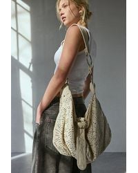 Silence + Noise - Super Studded Slouchy Hobo Bag - Lyst