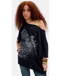 Urban Outfitters - Uo Kurt Eagle Off The Shoulder Graphic Tee - Lyst