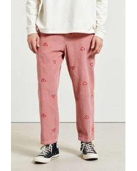 uo geo print corduroy cargo pant