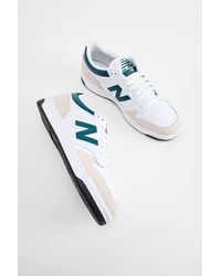 New Balance - White & Blue 480 Trainers - Lyst