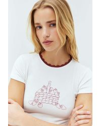 Motel - Zagy Strawberry Print T-shirt - Lyst