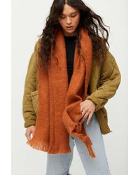 Urban Outfitters Sasha Nubby Scarf - Brown