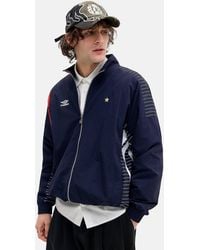 Umbro - Baritone Blue Relaxed Track Jacket - Lyst