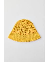 Urban Outfitters - Lia Hand-Crochet Bucket Hat - Lyst