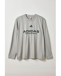 Urban Outfitters - Adidas Tiro Long Sleeve Jersey Tee - Lyst